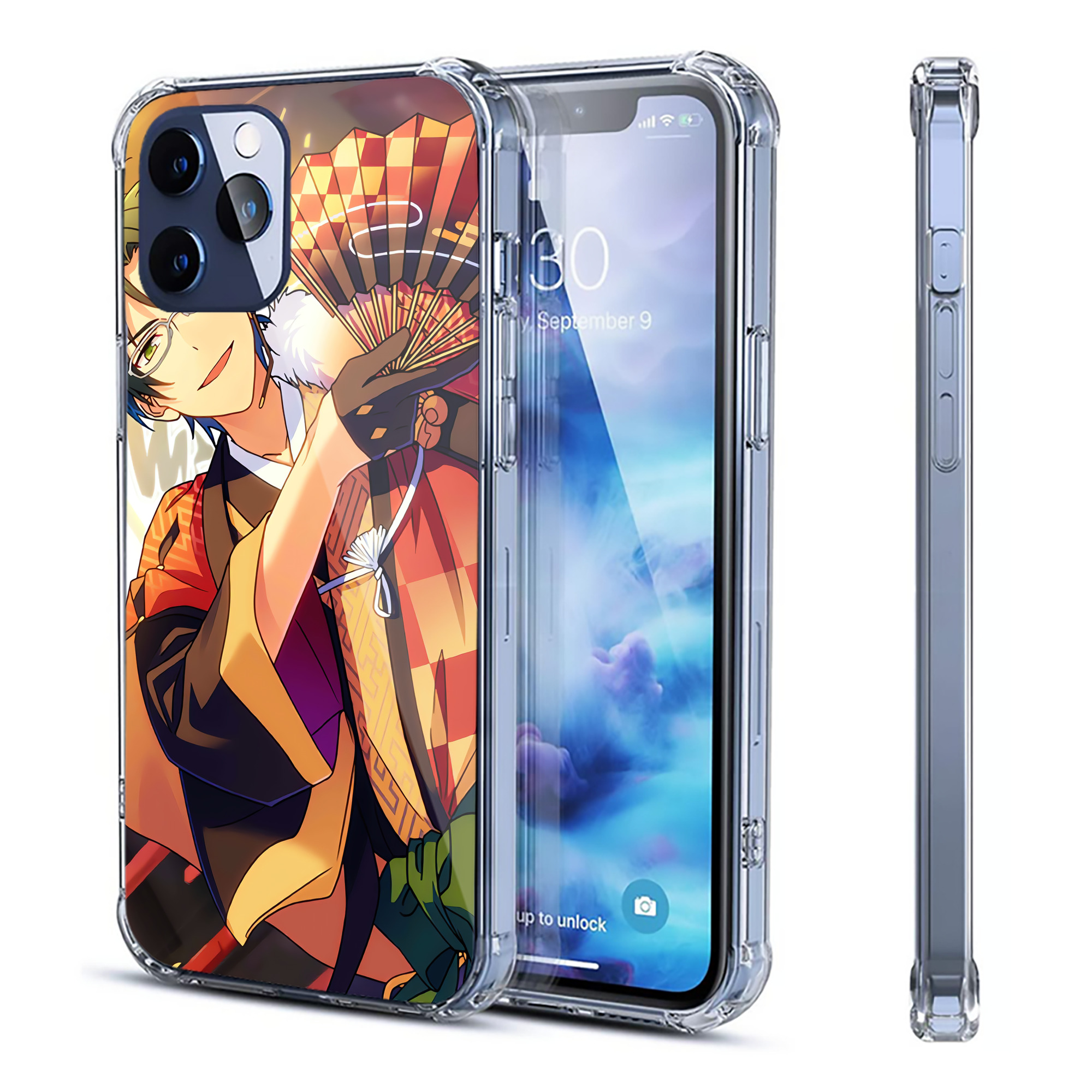 （画像用） あんさんぶるスターズ! Ensemble Stars 【iPhone 12シリーズ対応】透明スマホケース（クリアソフトケース）